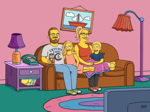 Custom Simpsons Portrait photo review