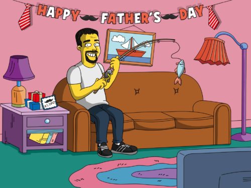 Custom Simpsons Portrait photo review