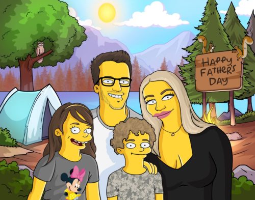 Custom Simpsons Portrait photo review