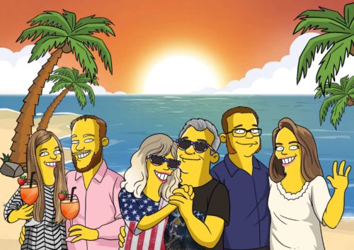 Custom Simpsons Portrait photo review