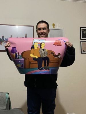 Custom Simpsons Portrait photo review