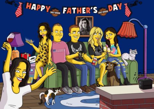 Custom Simpsons Portrait photo review