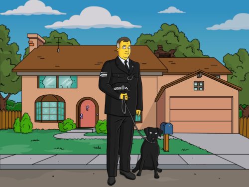 Custom Simpsons Portrait photo review