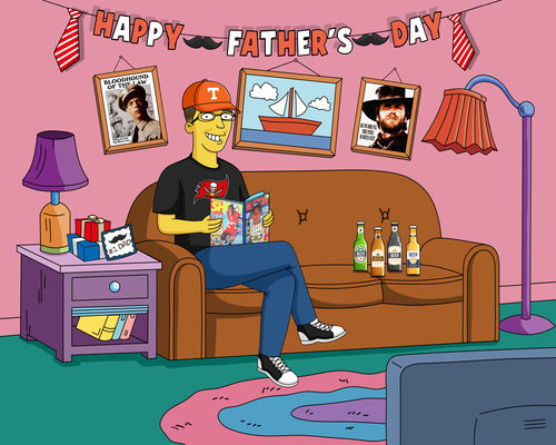 Custom Simpsons Portrait photo review