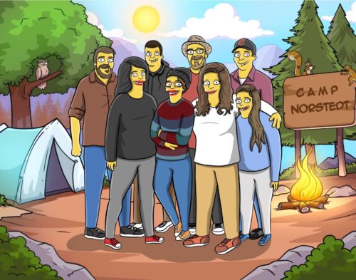 Custom Simpsons Portrait photo review