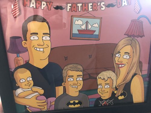 Custom Simpsons Portrait photo review