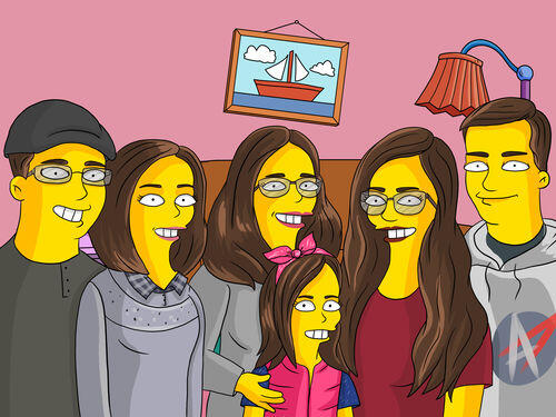 Custom Simpsons Portrait photo review