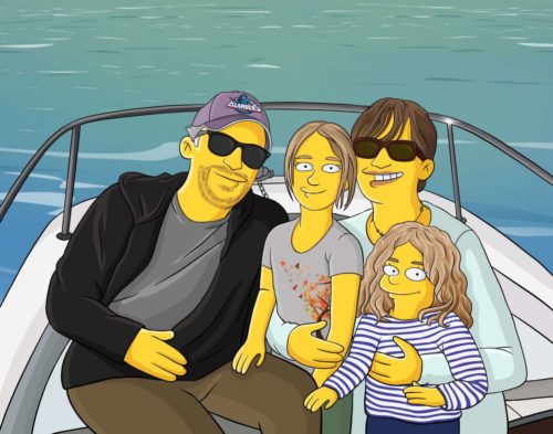 Custom Simpsons Portrait photo review