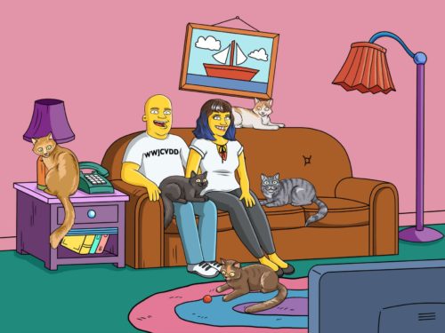 Custom Simpsons Portrait photo review