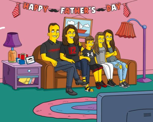 Custom Simpsons Portrait photo review
