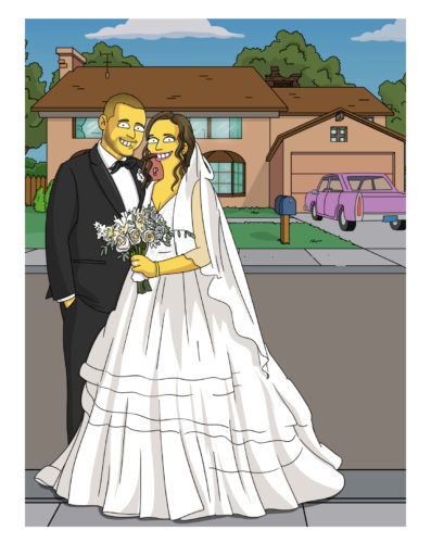 Custom Simpsons Portrait photo review