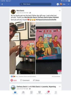 Custom Simpsons Portrait photo review