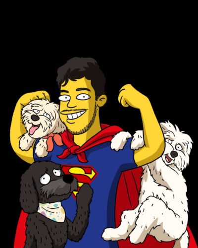 Custom Simpsons Portrait photo review