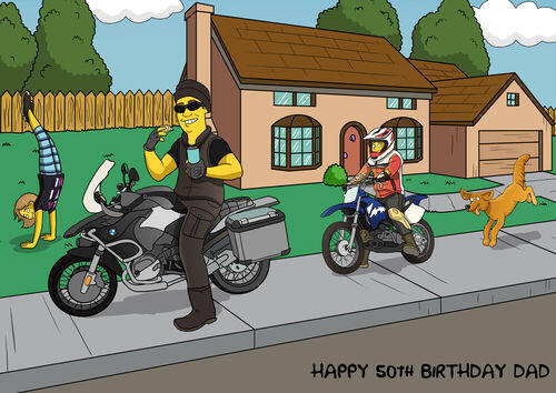 Custom Simpsons Portrait photo review