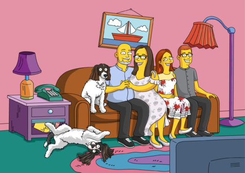 Custom Simpsons Portrait photo review