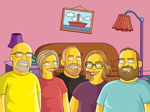 Custom Simpsons Portrait photo review