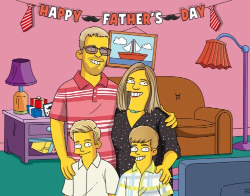Custom Simpsons Portrait photo review
