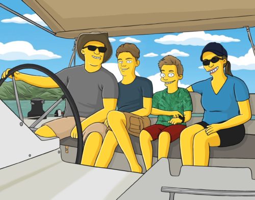 Custom Simpsons Portrait photo review