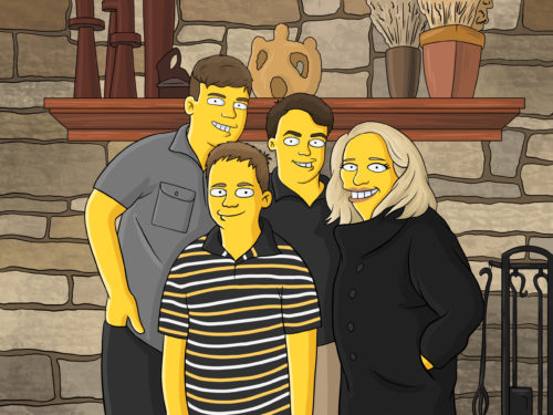 Custom Simpsons Portrait photo review