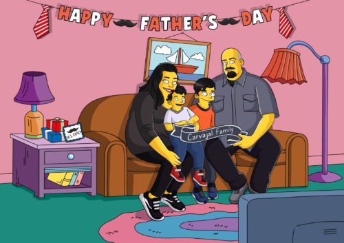 Custom Simpsons Portrait photo review