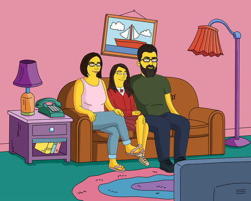 Custom Simpsons Portrait photo review
