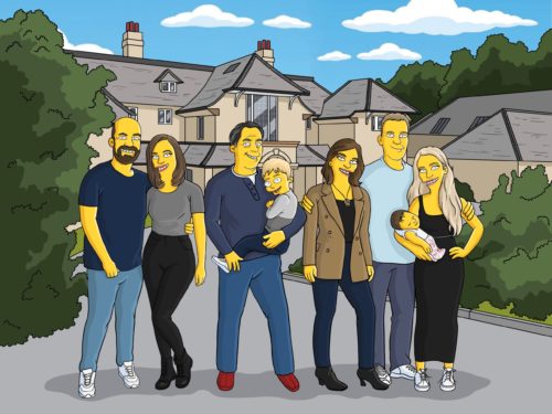 Custom Simpsons Portrait photo review