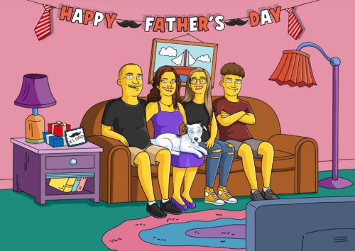 Custom Simpsons Portrait photo review