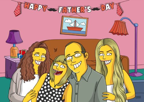 Custom Simpsons Portrait photo review