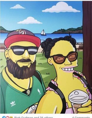 Custom Simpsons Portrait photo review