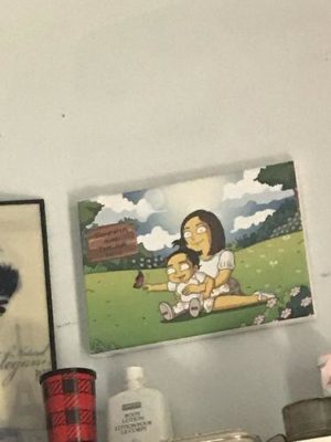 Custom Simpsons Portrait photo review