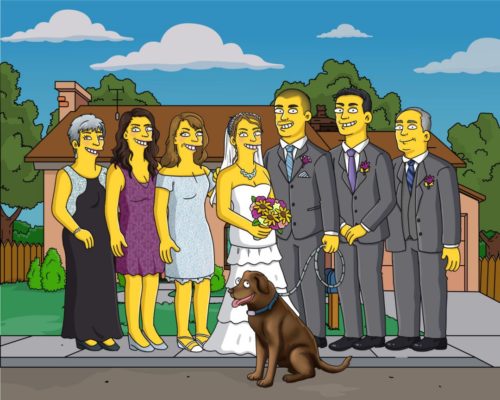 Custom Simpsons Portrait photo review