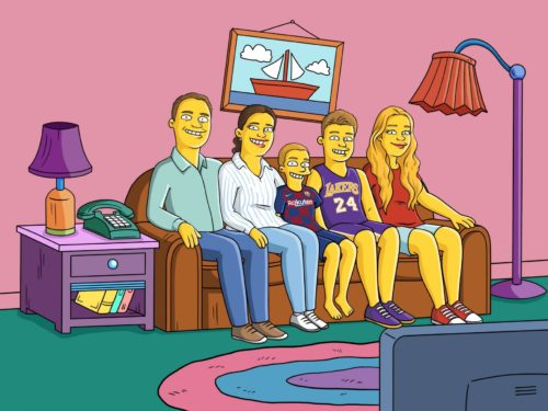 Custom Simpsons Portrait photo review