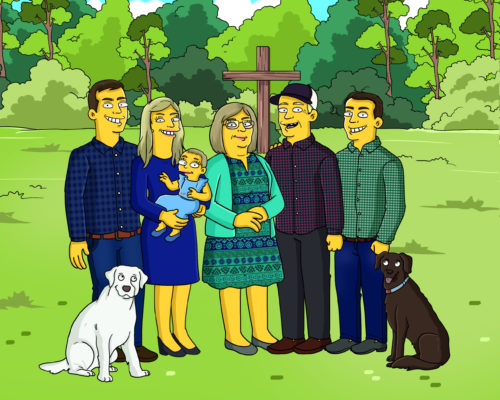 Custom Simpsons Portrait photo review