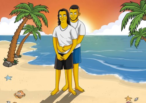 Custom Simpsons Portrait photo review