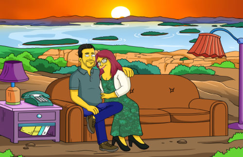 Custom Simpsons Portrait photo review