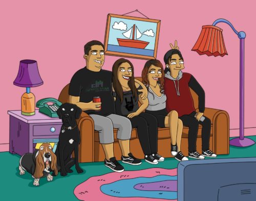 Custom Simpsons Portrait photo review