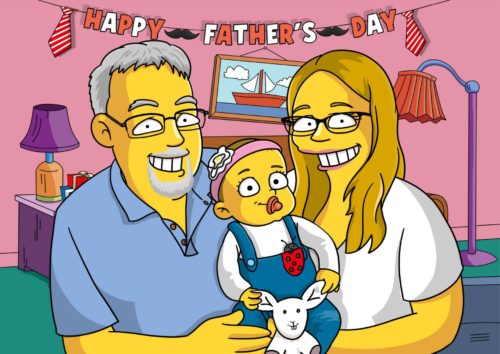 Custom Simpsons Portrait photo review