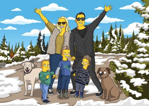 Custom Simpsons Portrait photo review