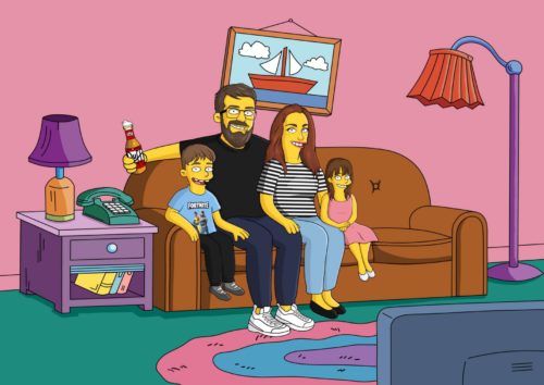 Custom Simpsons Portrait photo review