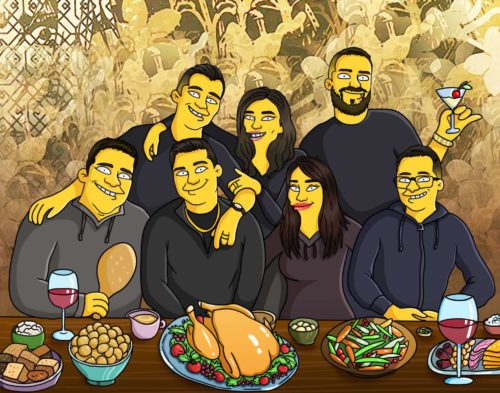 Custom Simpsons Portrait photo review