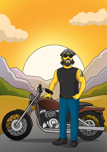 Custom Simpsons Portrait photo review