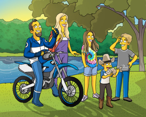 Custom Simpsons Portrait photo review