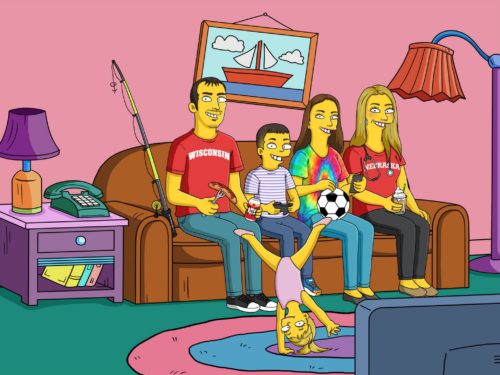 Custom Simpsons Portrait photo review