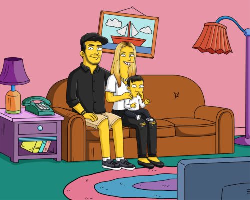 Custom Simpsons Portrait photo review