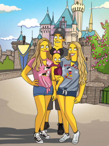 Custom Simpsons Portrait photo review