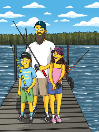 Custom Simpsons Portrait photo review