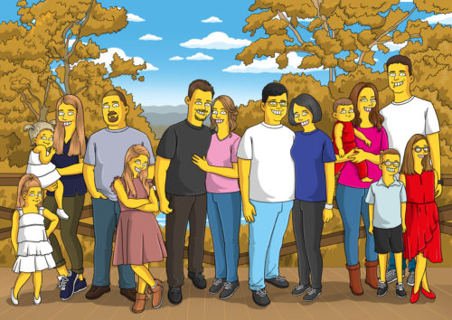 Custom Simpsons Portrait photo review