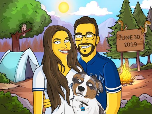 Custom Simpsons Portrait photo review