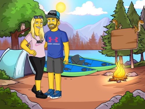 Custom Simpsons Portrait photo review