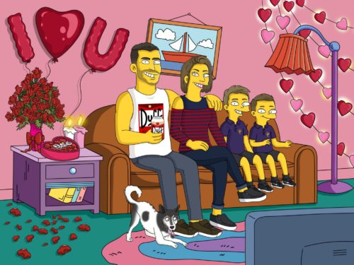 Custom Simpsons Portrait photo review